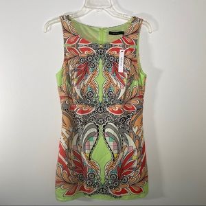 ARK & CO Sleeveless Printed Dress NWT S